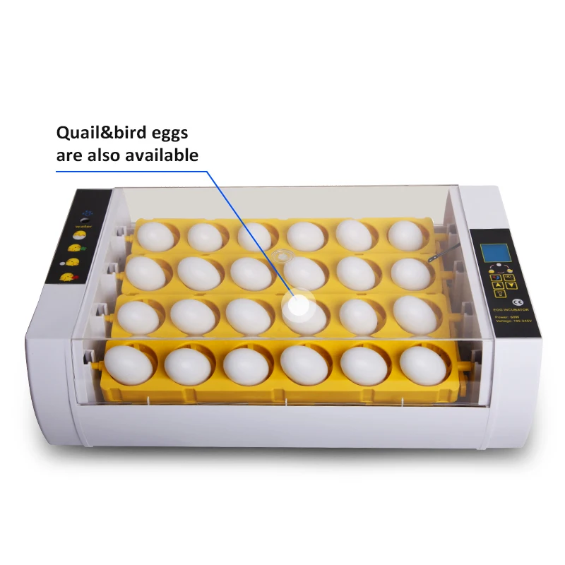 Factory Price HHD Digital Fully Automatic Egg Incubator 24 Eggs Poultry Hatcher For Chickens Incubator For Sale