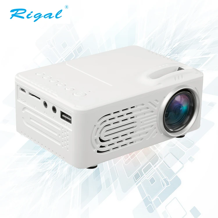 Светодио дный портативный проектор HD Мини проектор с usb-разъемом для домашнего медиа плеер лучше, чем YG300