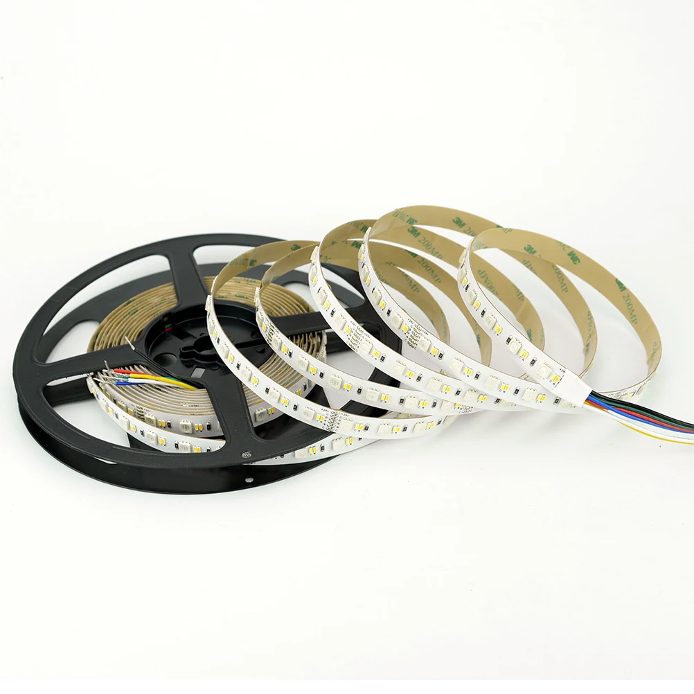  Светодиодная лента DC24V 5050RGB + 3014WW 3014CW rgb