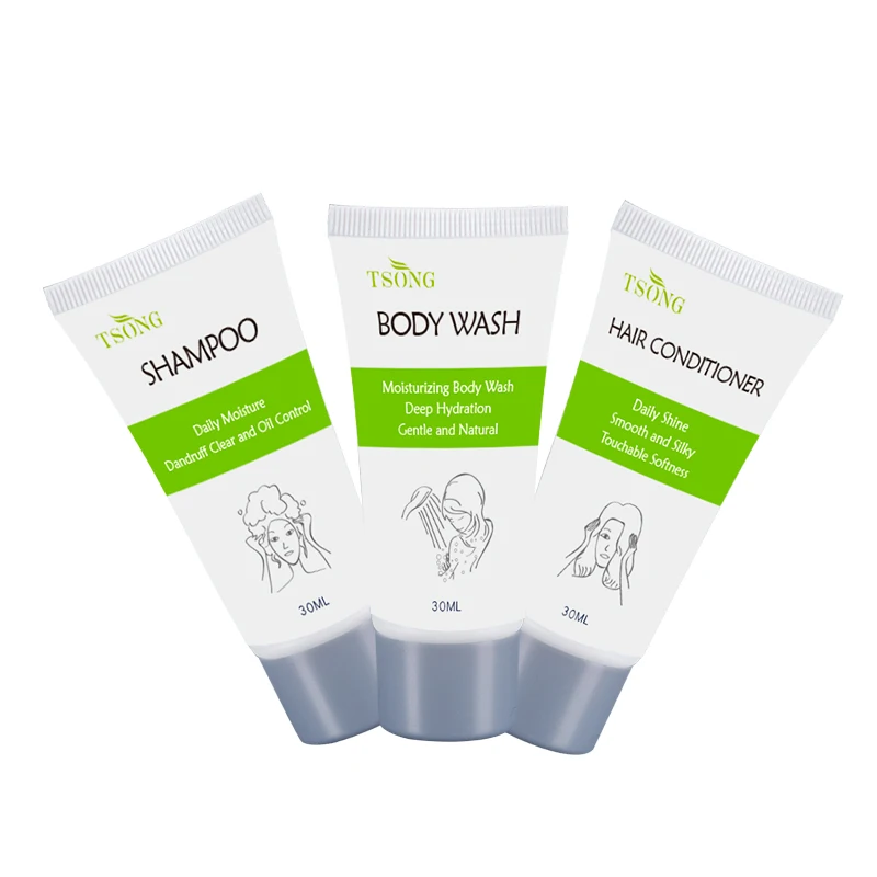Экологичный мини-шампунь и кондиционер для душа, 30 мл