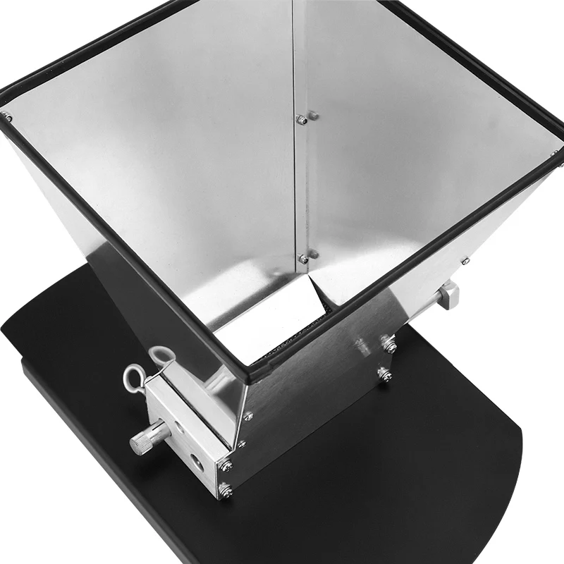 Stainless 2-roller Homebrew Barley Grinder Crusher Malt Grain Mill with metal base