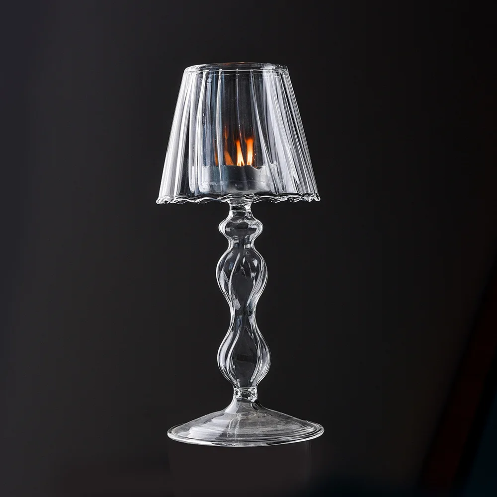 Clear Glass Oil Lamp Borosilicate Glass Includes Bliss Oil Candle Candle Holder