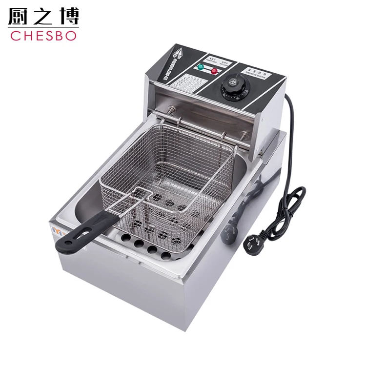 Multifunctional 6L Commercial Digital Electric Industrial Deep Fryer