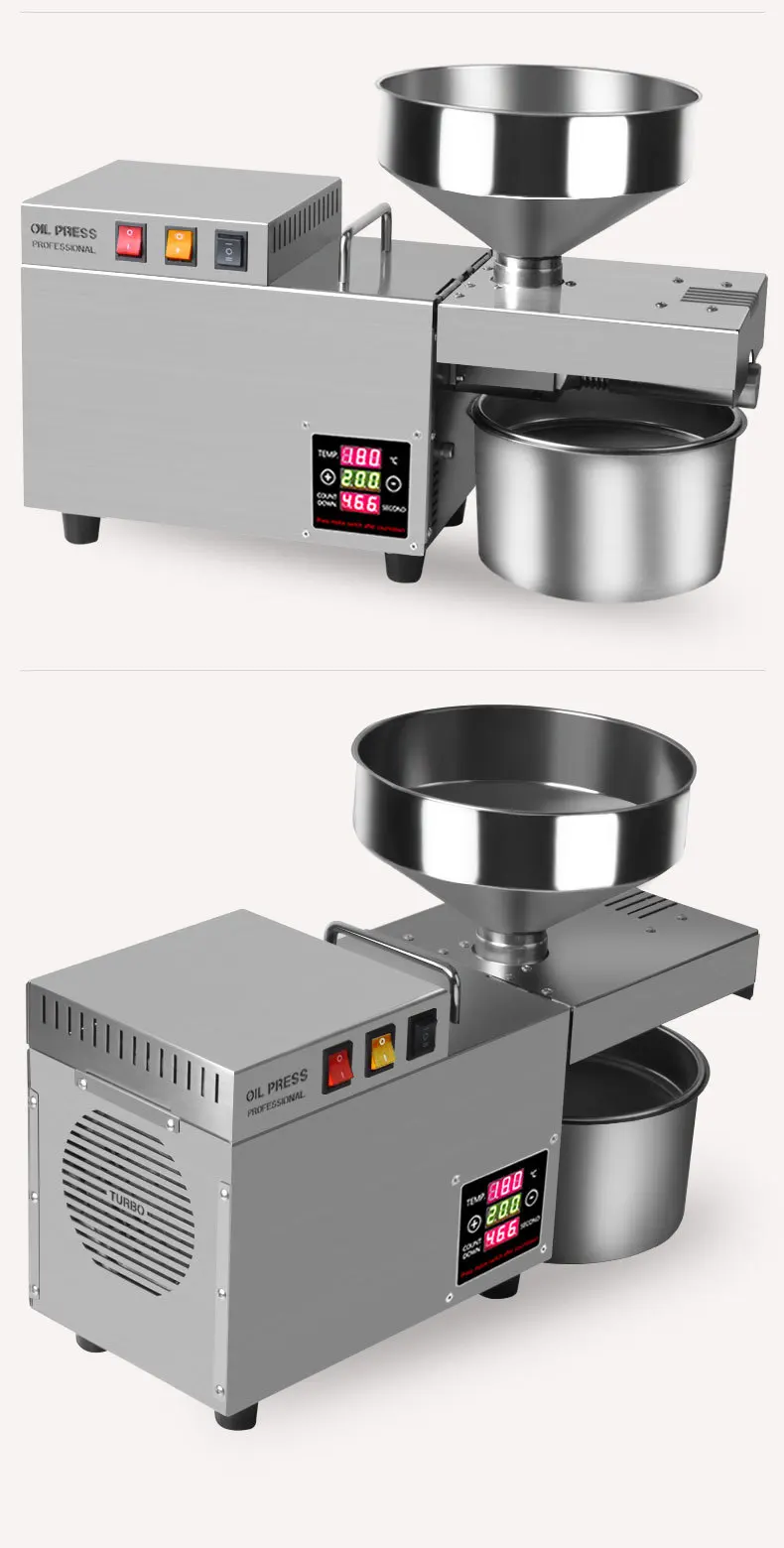 Automatic Mini Sunflower Seeds Peanut Oil Press Extraction Machine/ Oil Process Machine Oil Pressers