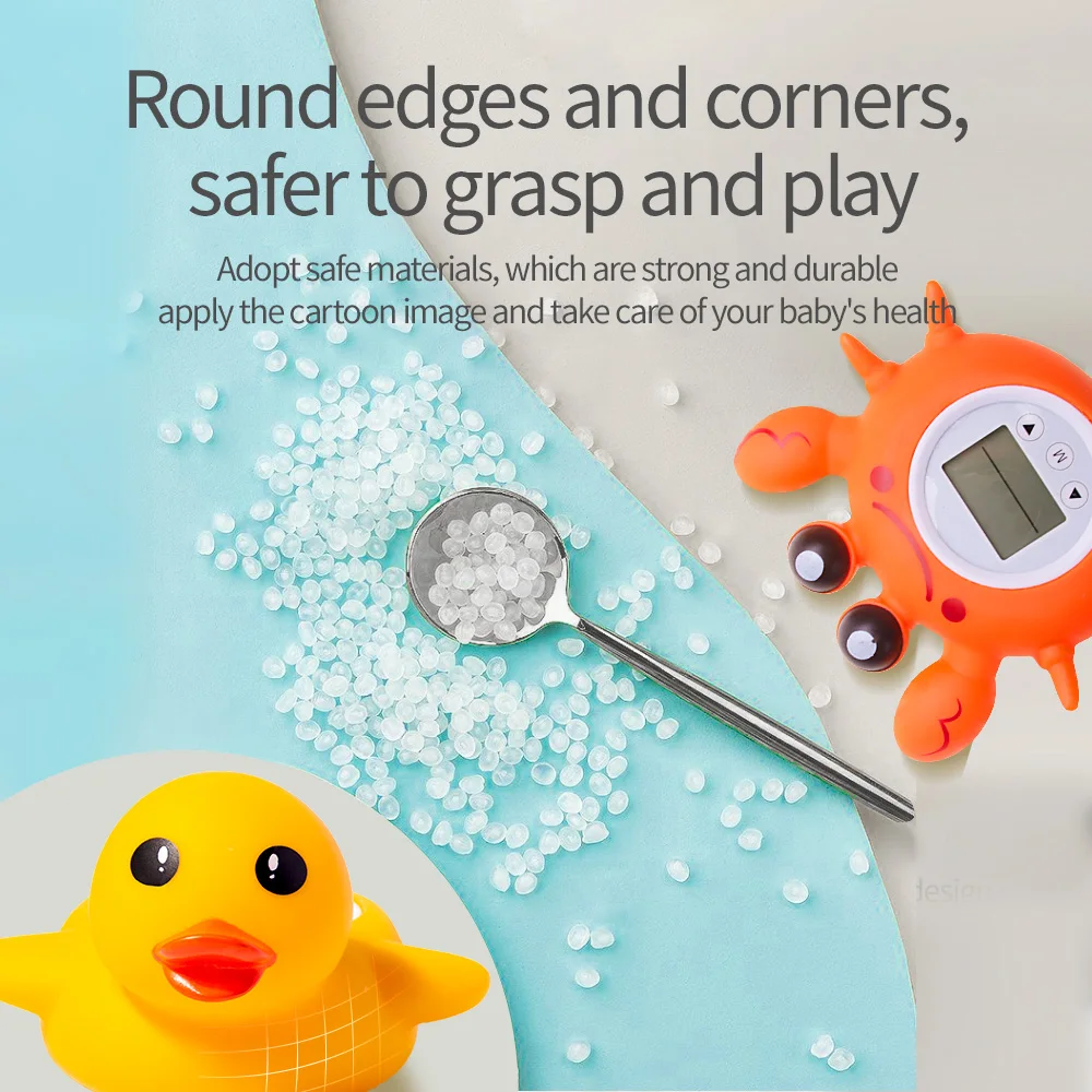 Accurate Baby Bath Thermometer Safety Bathtub Water Temperature Gauge, Duck Thermometers Floating Toy for Infants Bath Time