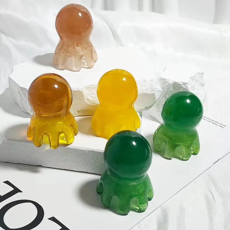 hot sale factory price natural resin body Octopus massager guasha board facial massage tool