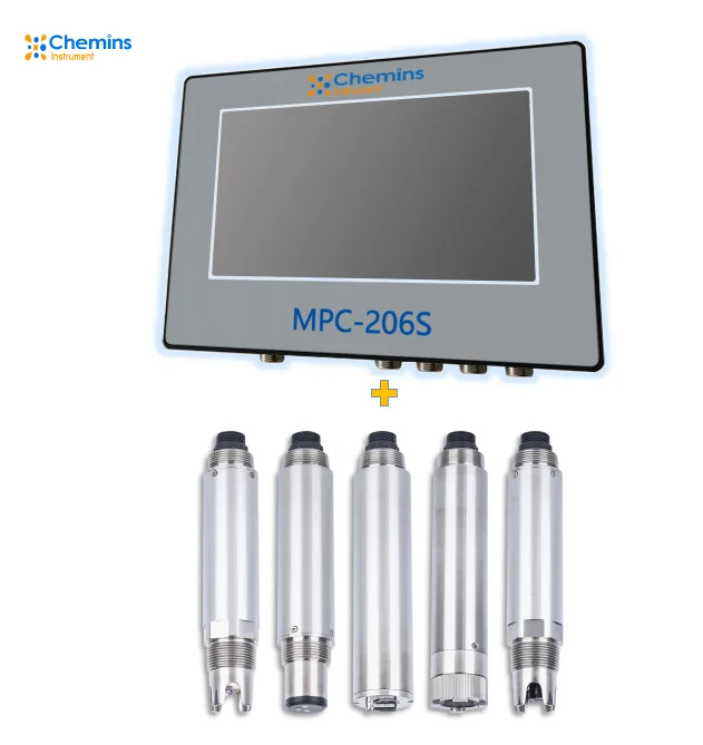 Iot Smart multiparametic online Water Quality monitory monitoring Sonde Sensor rs485 analyzer instruments controller