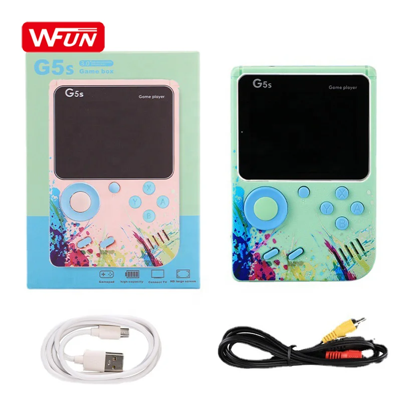 Portable G5s Video Game Console Handheld Gaming Device Boy Game Classic Pocket 500 in 1 games for G5 console