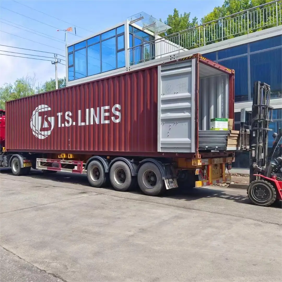 Easy assemble detachable container house with 2 bedroom and bathroom