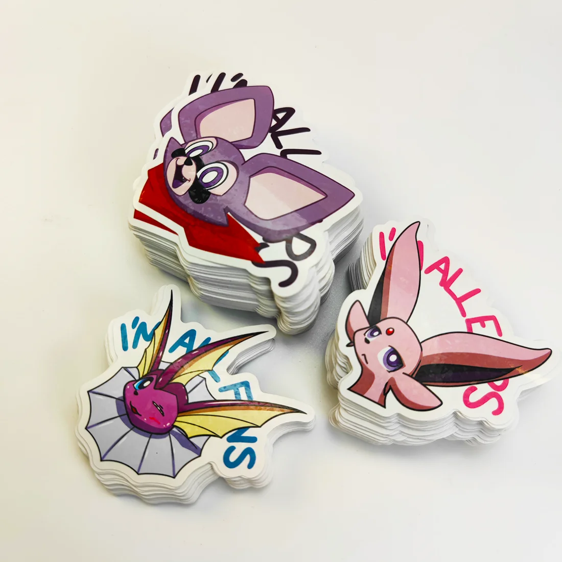 Top-selling Waterproof Vinyl Stickers custom Printing Die Cut Stickers Adhesive Pvc cartoon Label Sticker