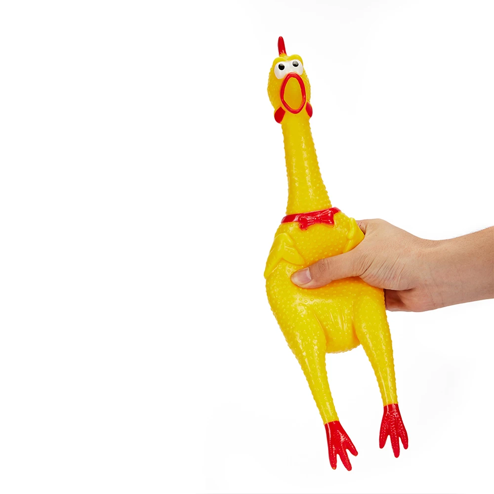 Hot sells Squeaky vinyl dog toy chicken quality dog vinyl toys custom