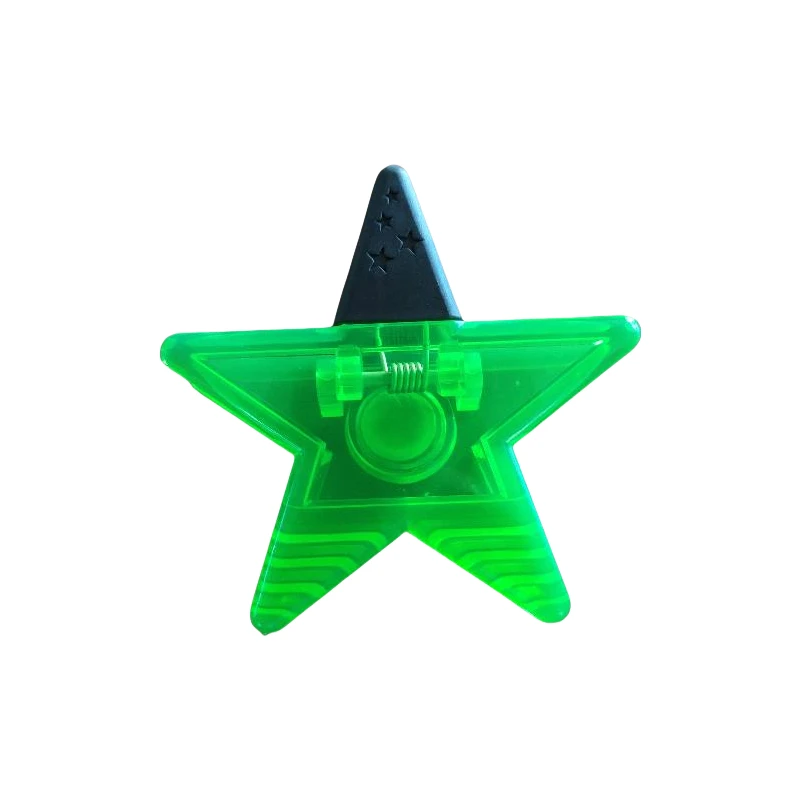 Hot Sale Tooth Shaped Star Shaped Alligator Clip On Magnet Fridge Magnetic Memo Note Clips Magnetic Refrigerator Clip With Logo