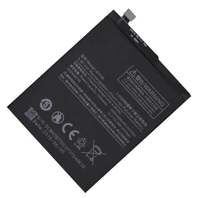 
High quality battery manufacturer mobile phone rechargeable battery for MIX2 MIX 2 BM3B 