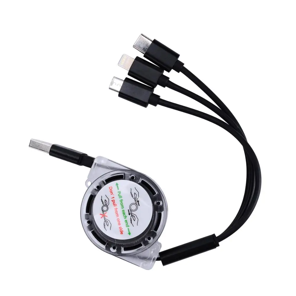 3 в 1 USB-кабель для зарядки iPhone