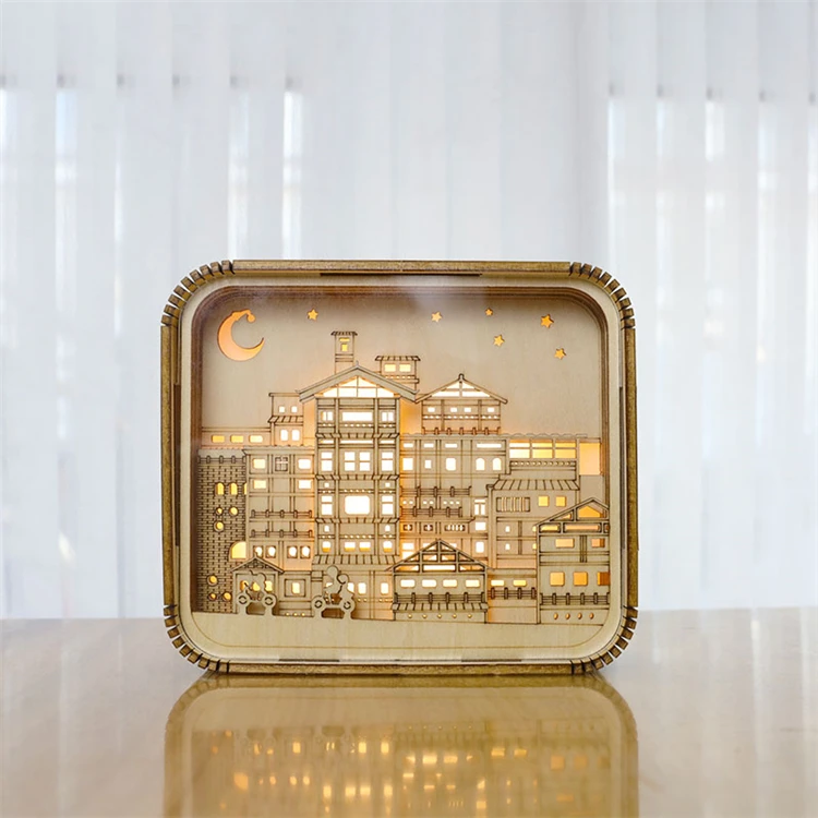 Discount Price Accept Custom Hong Ya Dong 3D Jigsaw Puzzle Model With Light