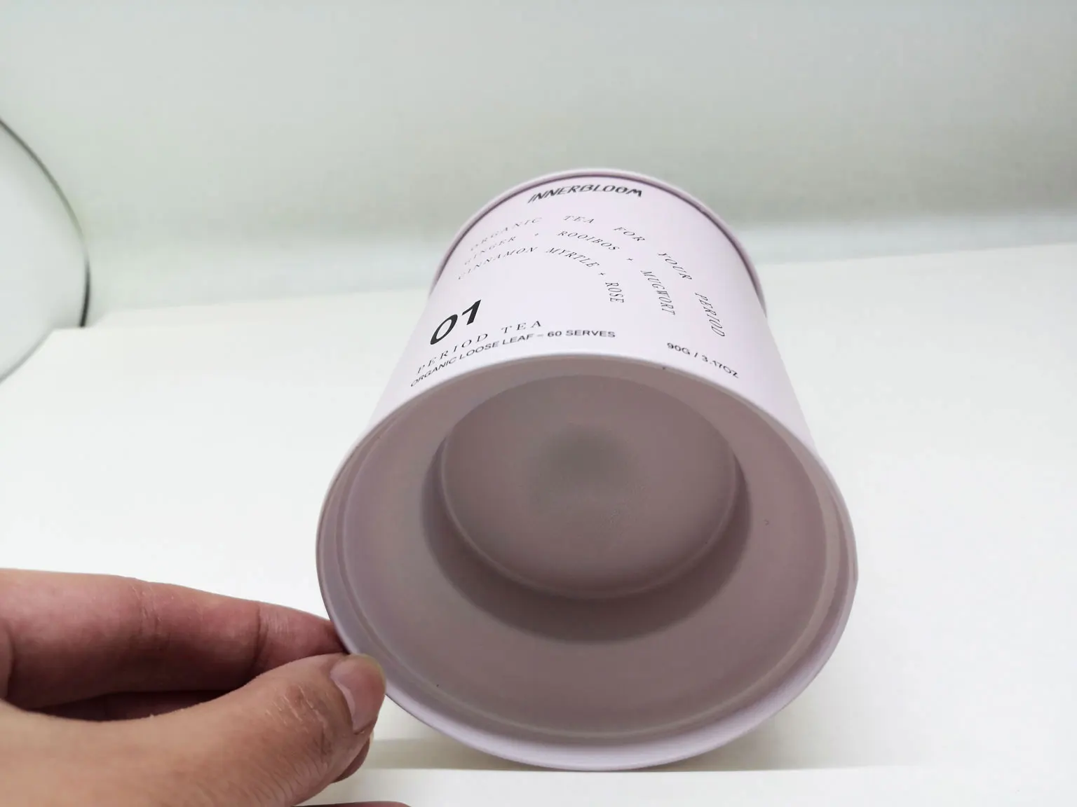 Tin box Round Tea Tin box With Double Lid can metal tin box tea storage