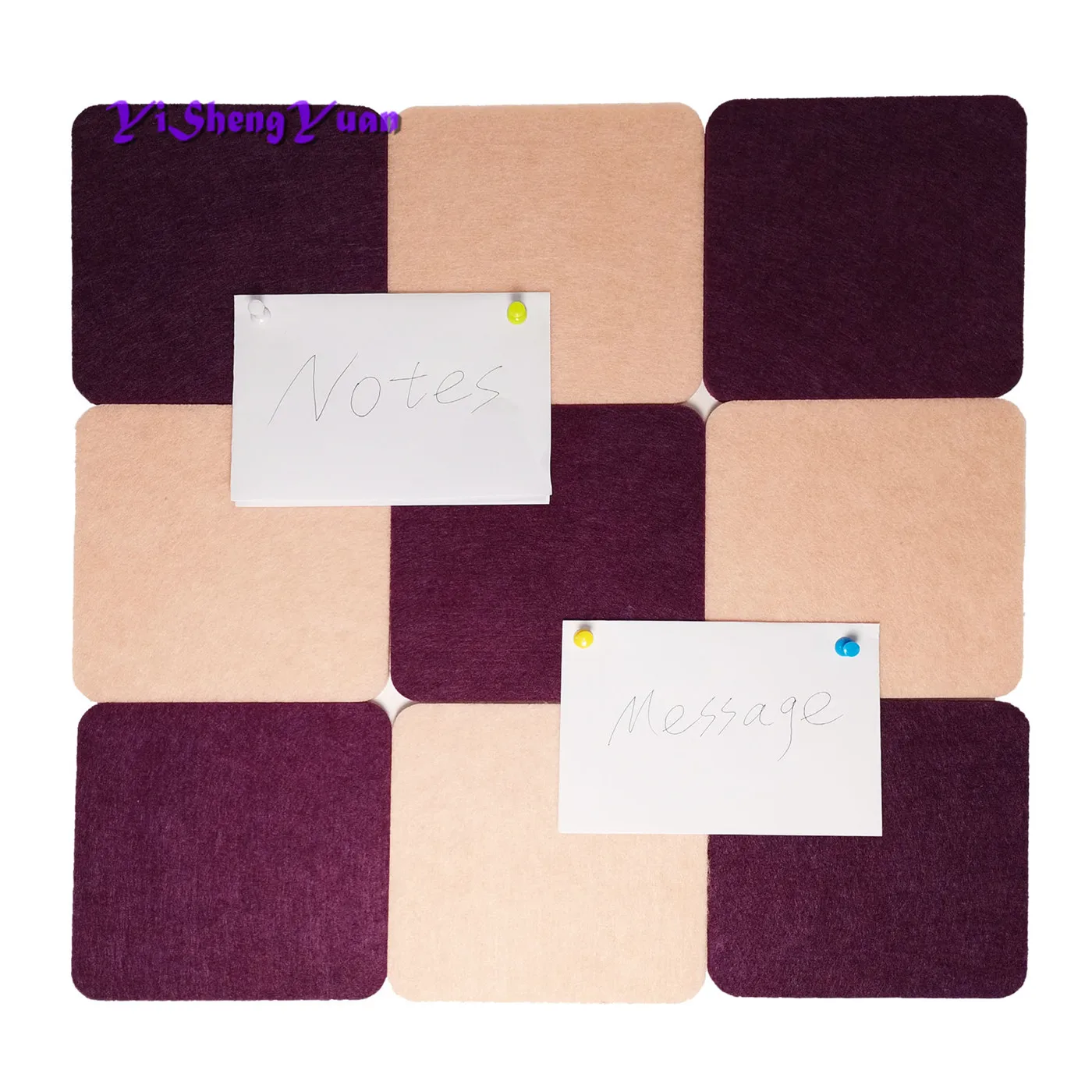 Polyester Felt Office Bulletin Board Pin Board Wall Decor For Photos