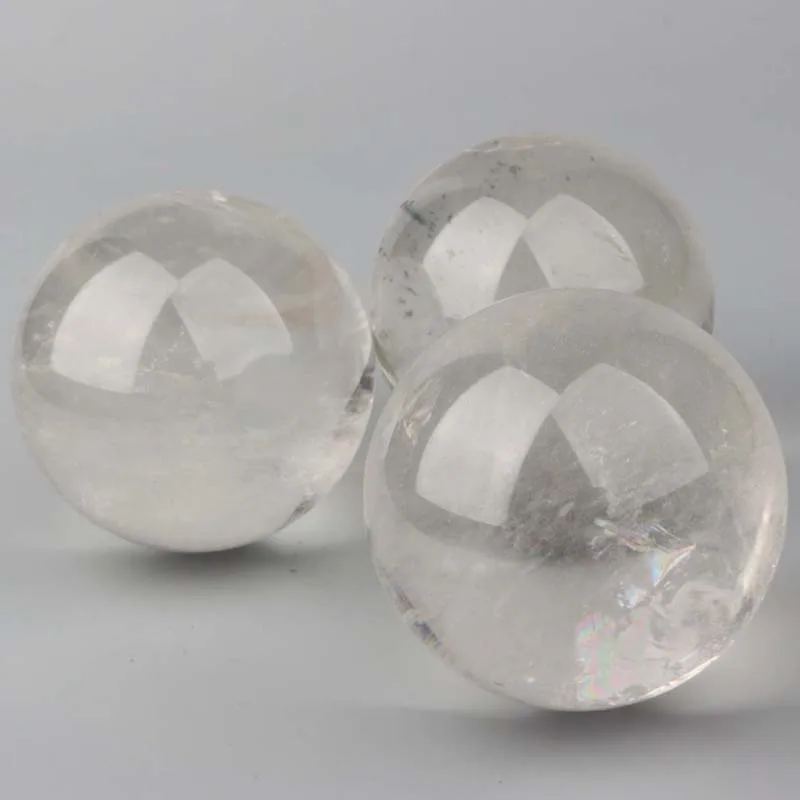 wholesale high quality natural crystal sphere polished clear quartz balls