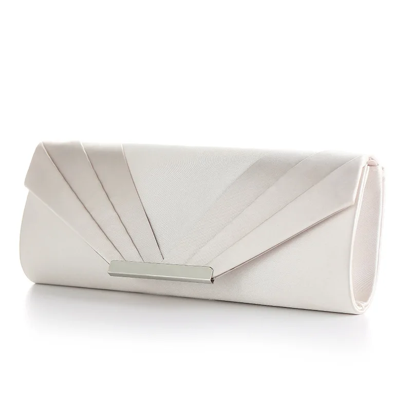 RB186 Wholesale fashion personalized purse designer Women Evening Bag Pleated Envelope Clutch Handbag Wedding Party Bridal Purse