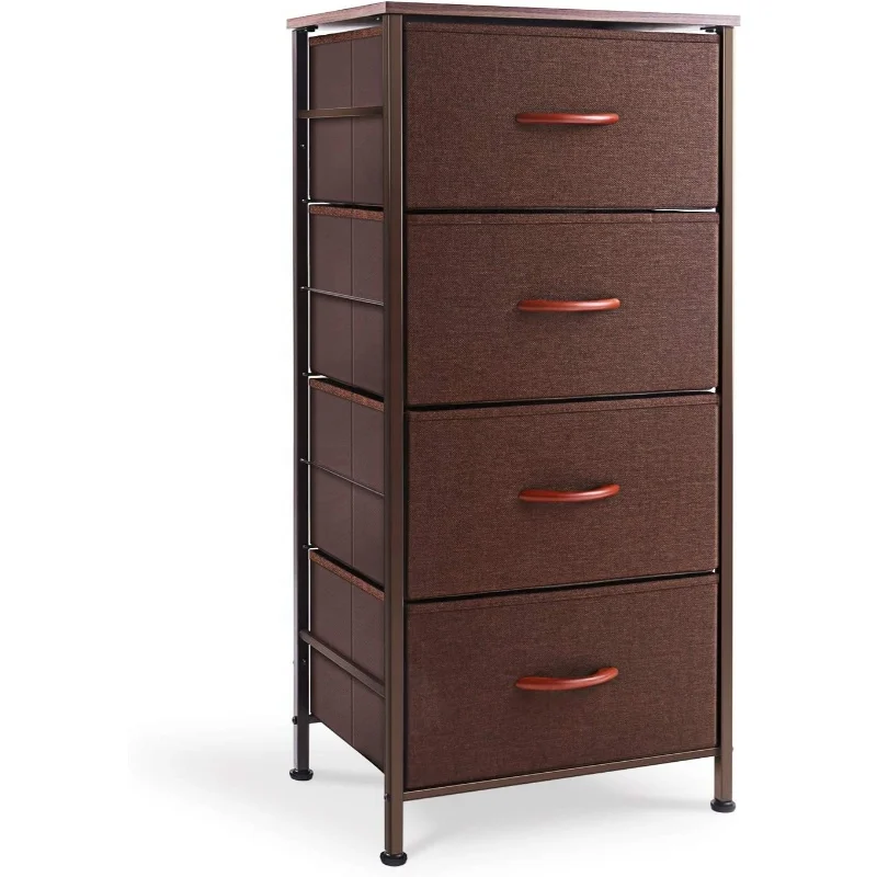 Multi - Purpose Cabinet With Removable Wholesale Fabric 4 - Drawer Storage Chest