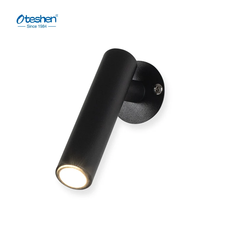 Oteshen Decorative Painting Wall Reading Lamp Adjustable 2W  Nickel Reading Wall Mounted LED Bedside Light