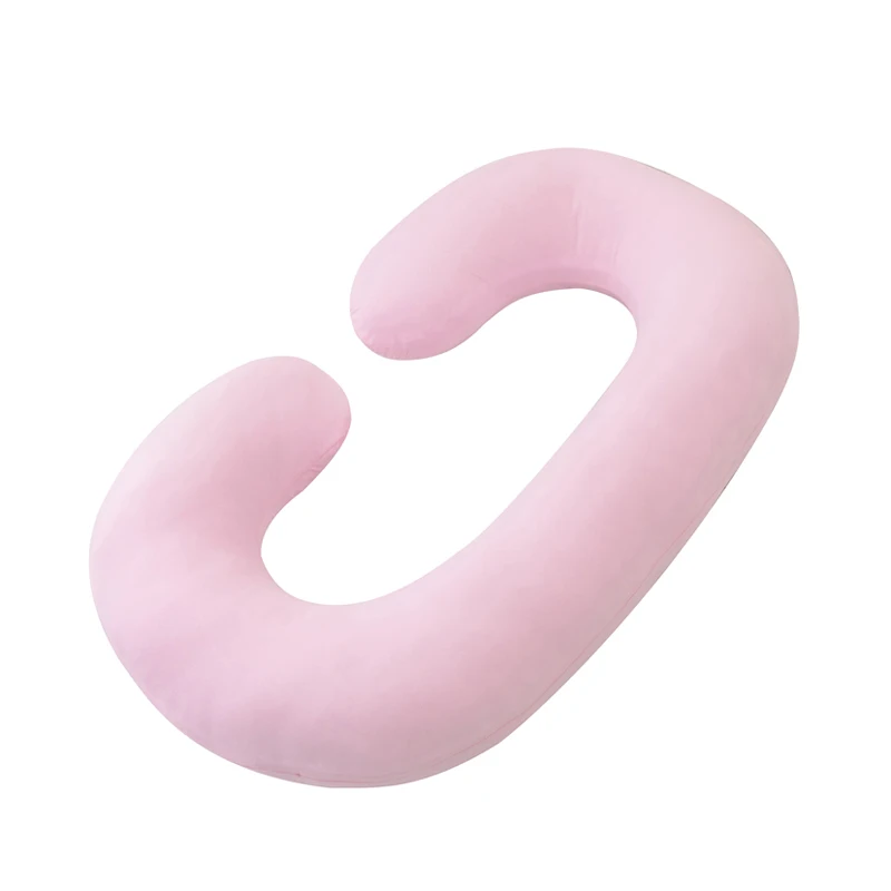 SUNNUO New Custom Full Body C Shaped Multi-color Washable Maternity Nursing Pregnancy Pillow With Removable Cotton Cover