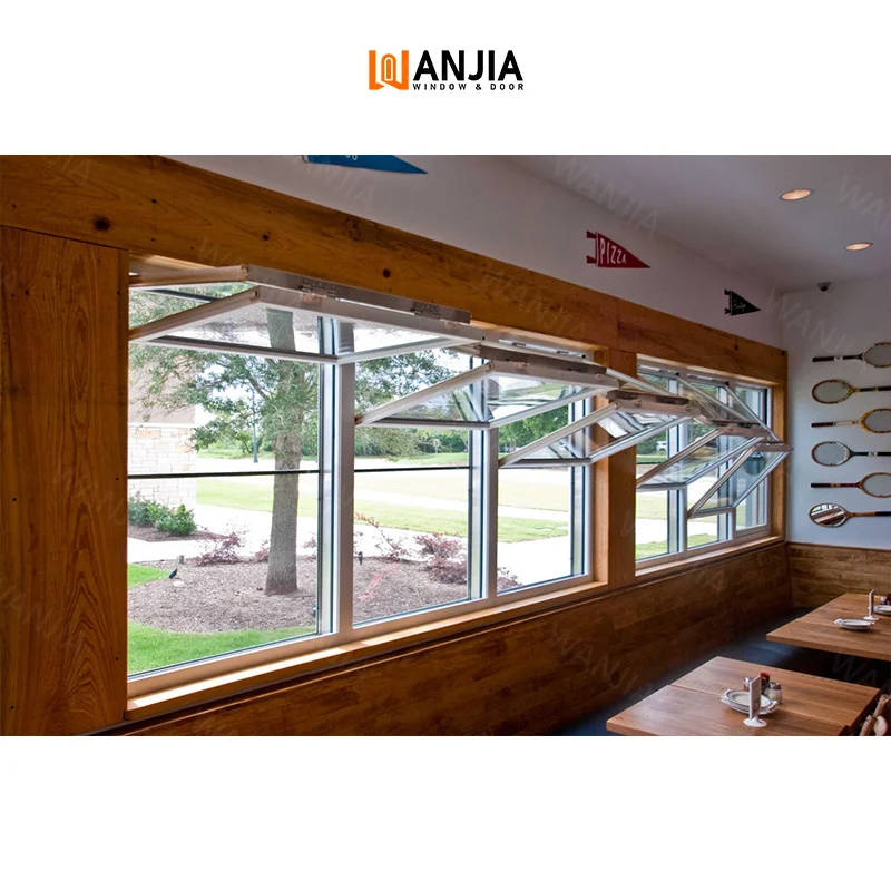Wholesaler Bulk Custom Residential Vertical Folding Windows Kitchen Interior Aluminum Bifold Windows Folding Windows
