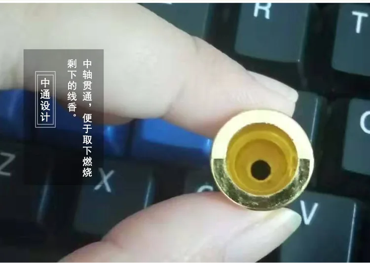 Hot Sale strict structure alloy gourd incense stick holder brass incense holder