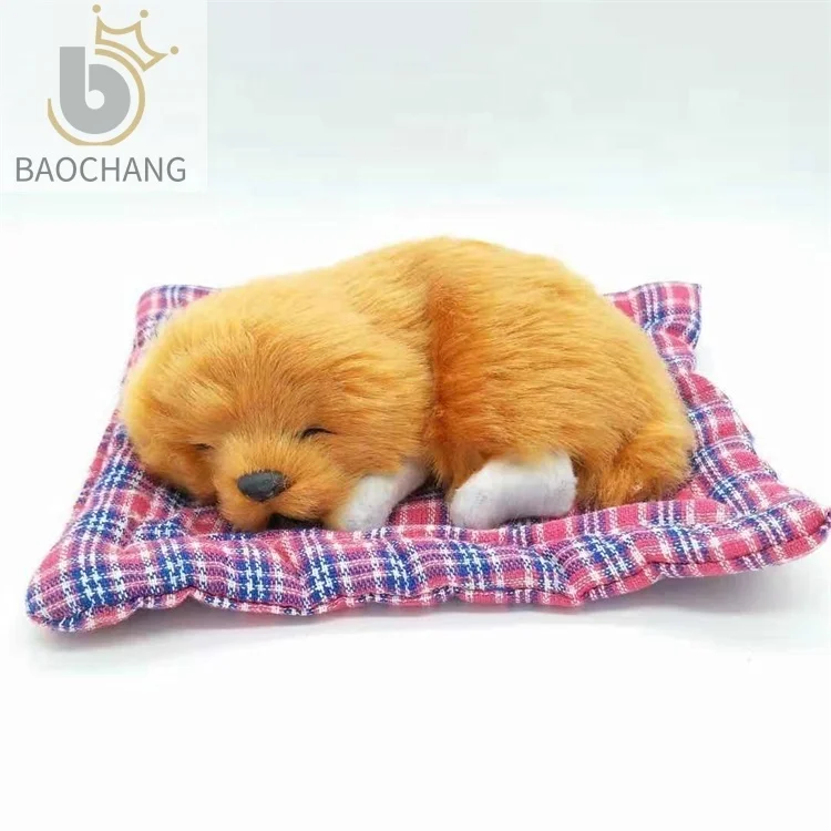 Hot Sales Lovely Simulation Sleeping Plush Dogs Home Decoration Christmas Dog Plush Toys Stuffed & Plush Toy Animal