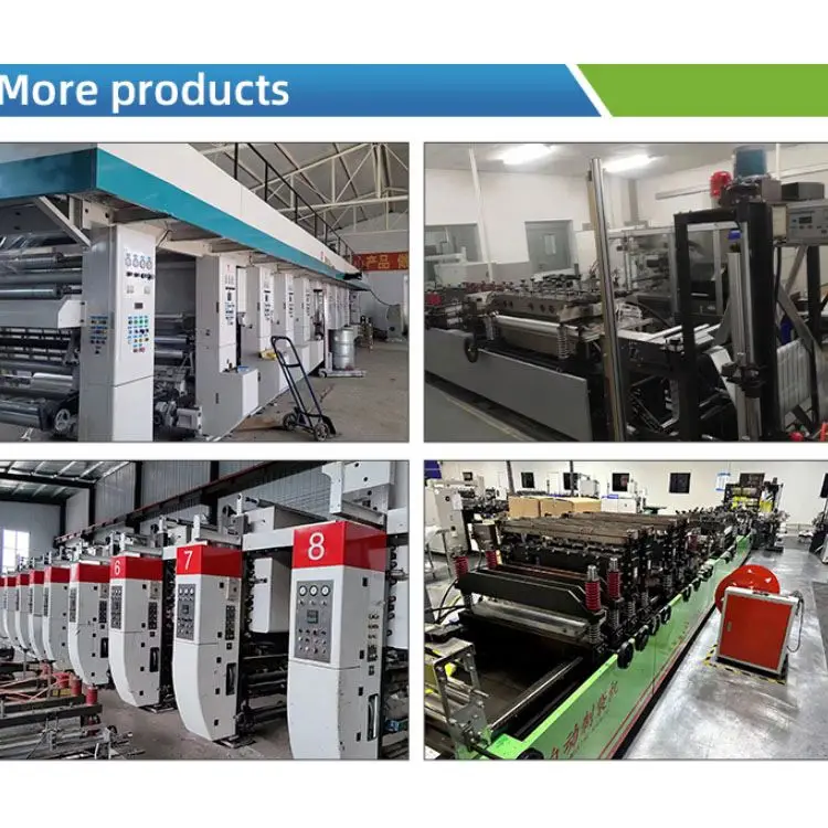 Factory Supplier High Speed Computer Control 8 Color Used Rotogravure Printing Machine