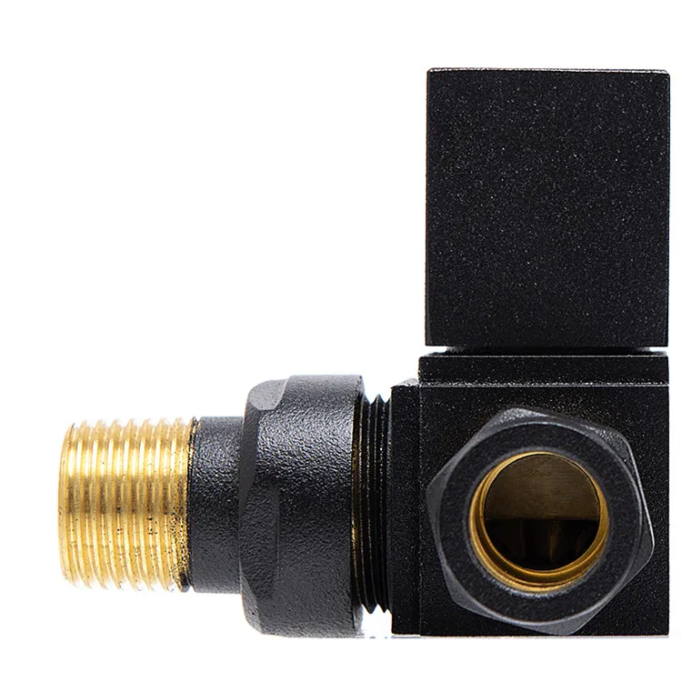 OLDE High Quality TRV Corner Angle Radiator Valve For Floor Heating Systems 15mm x1/2 Thermostatic Radiator Valve