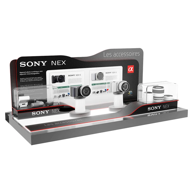 Metal Customized High Tech Products Computer Accessories Display Rack