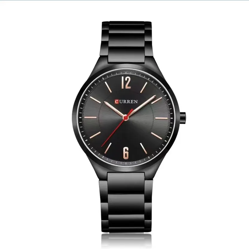 CURREN 8280 beautiful shenzhen gents quartz watch taobao Stainless steel band water proof travel Simple Casual Montre Femme