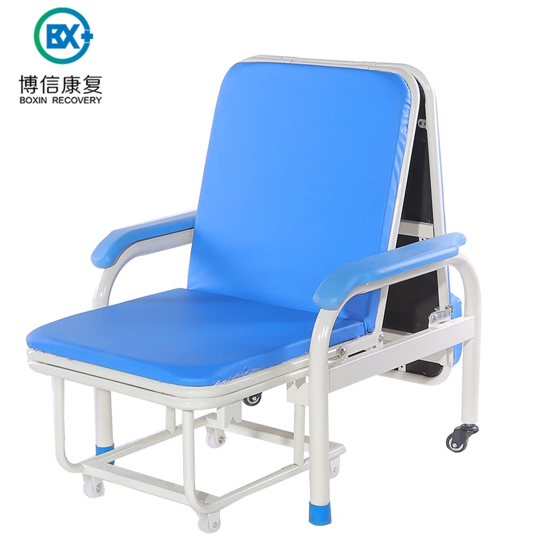 Good quality folding  hospital accompany chair