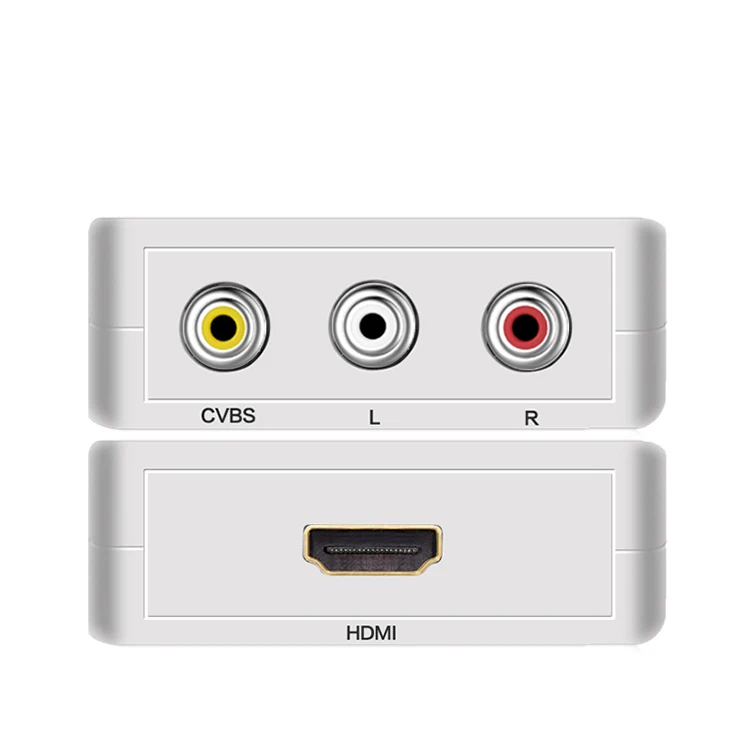  Высокое качество оптовая продажа 1080P 60 Гц мини-размер 1080p HDMI2AV HDMI в AV RCA видео аудио