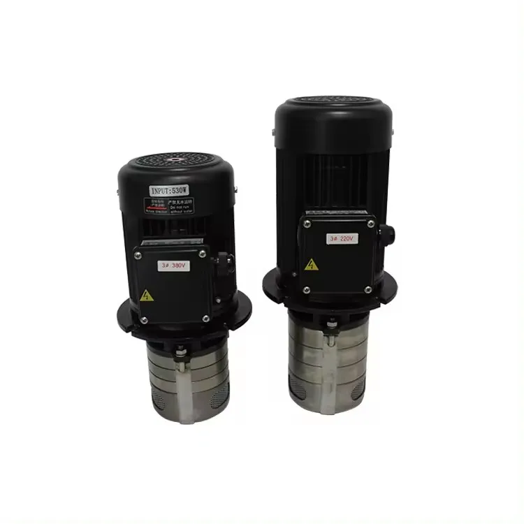 High Functioning CNC Lathe Machine Multistage Coolant Pump Cooling Systems