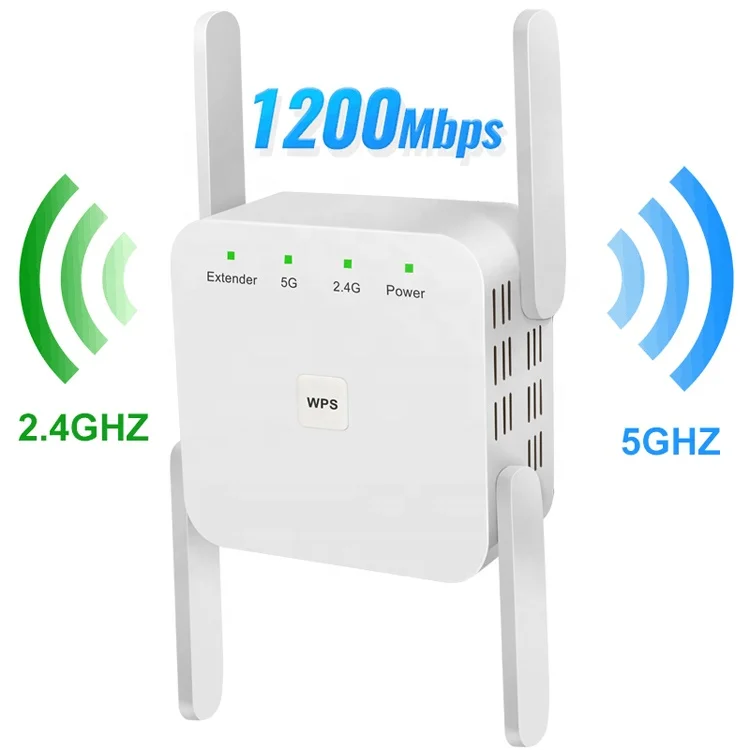 Wi-fi 5 ГГц repiter беспроводной расширитель Wi-fi 1200 Мбит/с Wi-fi усилитель 802.11N длинный Диапазон Wi-fi усилитель сигнала 2,4G Wi-fi ретранслятор