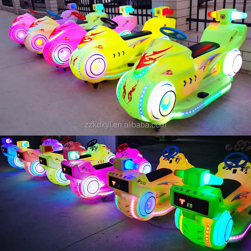 Outdoor Children play equipment electric bumper cars new patrol motorcycle square stalls do business toys