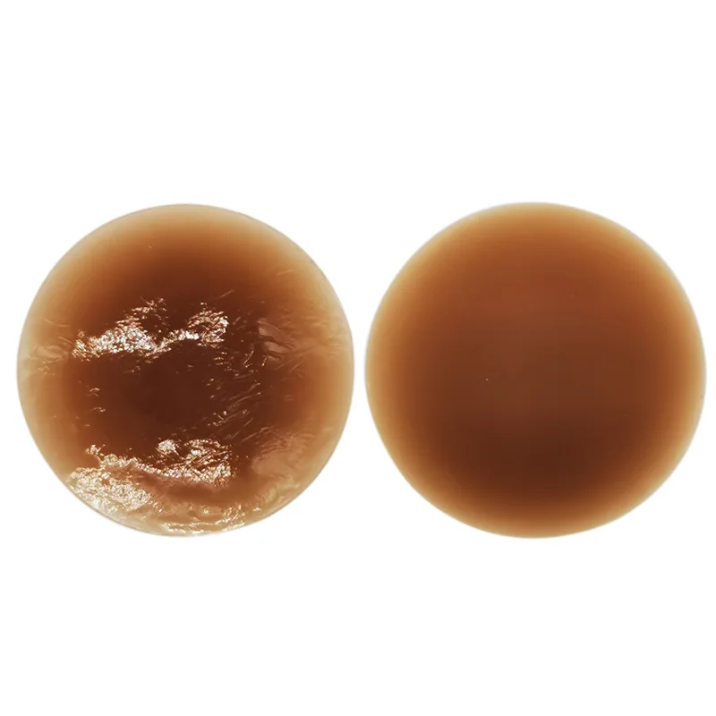 JUNXI DIVINUS High Quality Women Reusable Breast Pasties Nipple Cover Self Adhesive Invisible Silicone Matte Nipple Cover