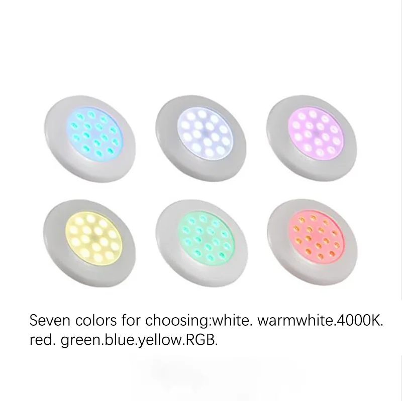 Частная Монополия 12 В постоянного тока RGB ww 7 Вт 15 18 20 IP68 мини светодиодные подводные фонари для бассейна