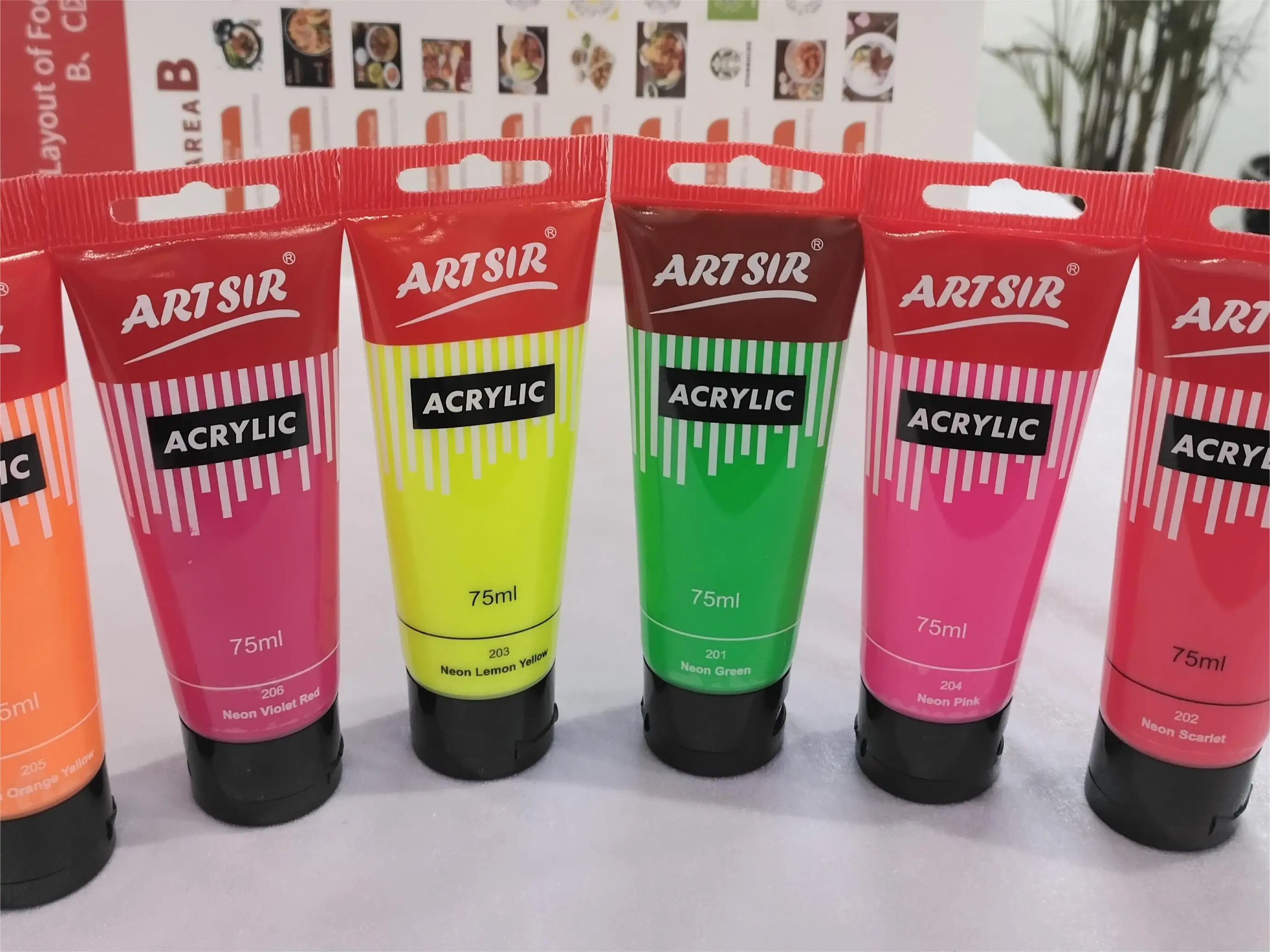 Acrylic Paint Set, 120 Colors (75ml,100ml,120ml) Art Craft Paints Gifts for Artists Kids Beginners & Painters