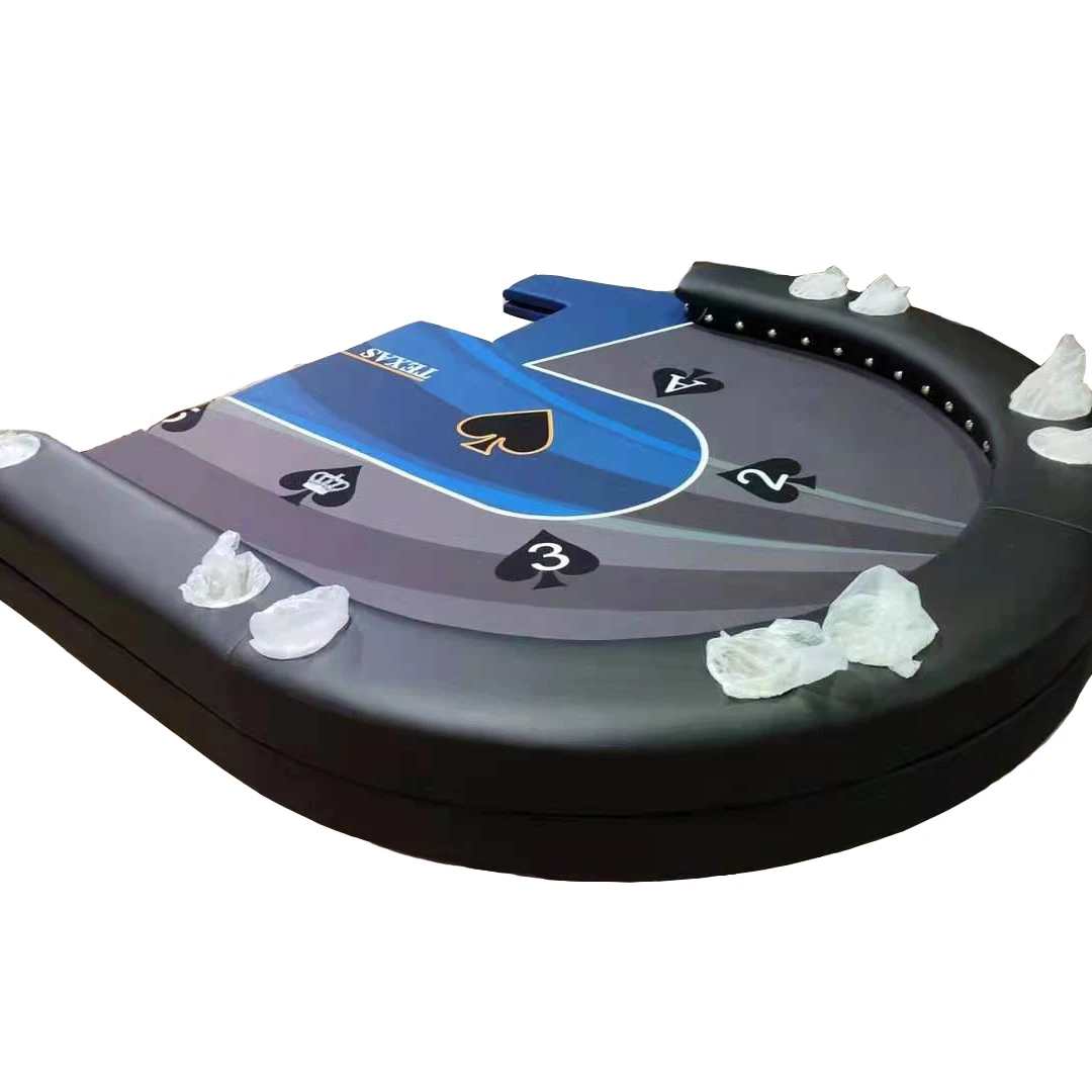 LED Folding Poker Table Led Casino Table Luxurious Style Custom Texas blackjack table