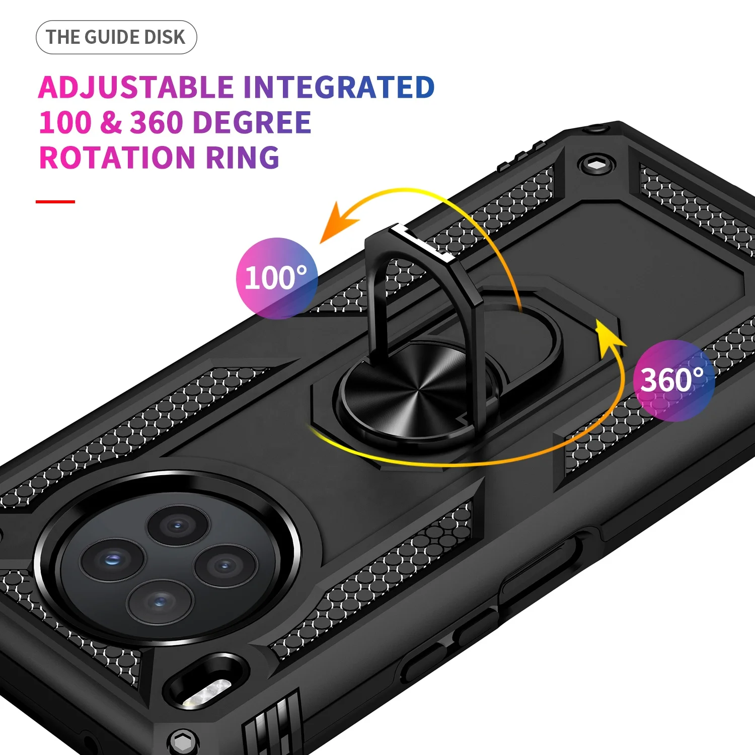 wholesale Metal Ring Kickstand Case for Huawei Honor 50 Lite Honor50 Nova 9 8i 8 Nova8i Mate 40 Pro P40 P30 Mate 30