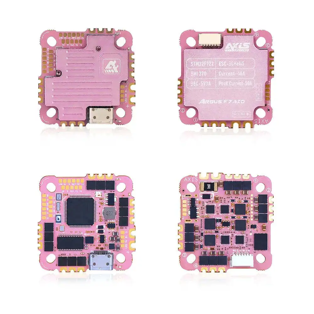 Металлический Полетный контроллер ARGUS F7 AIO 40A F722 с 4in1 ESC и ICM42688P для RC cinewoops запчасти Дронов