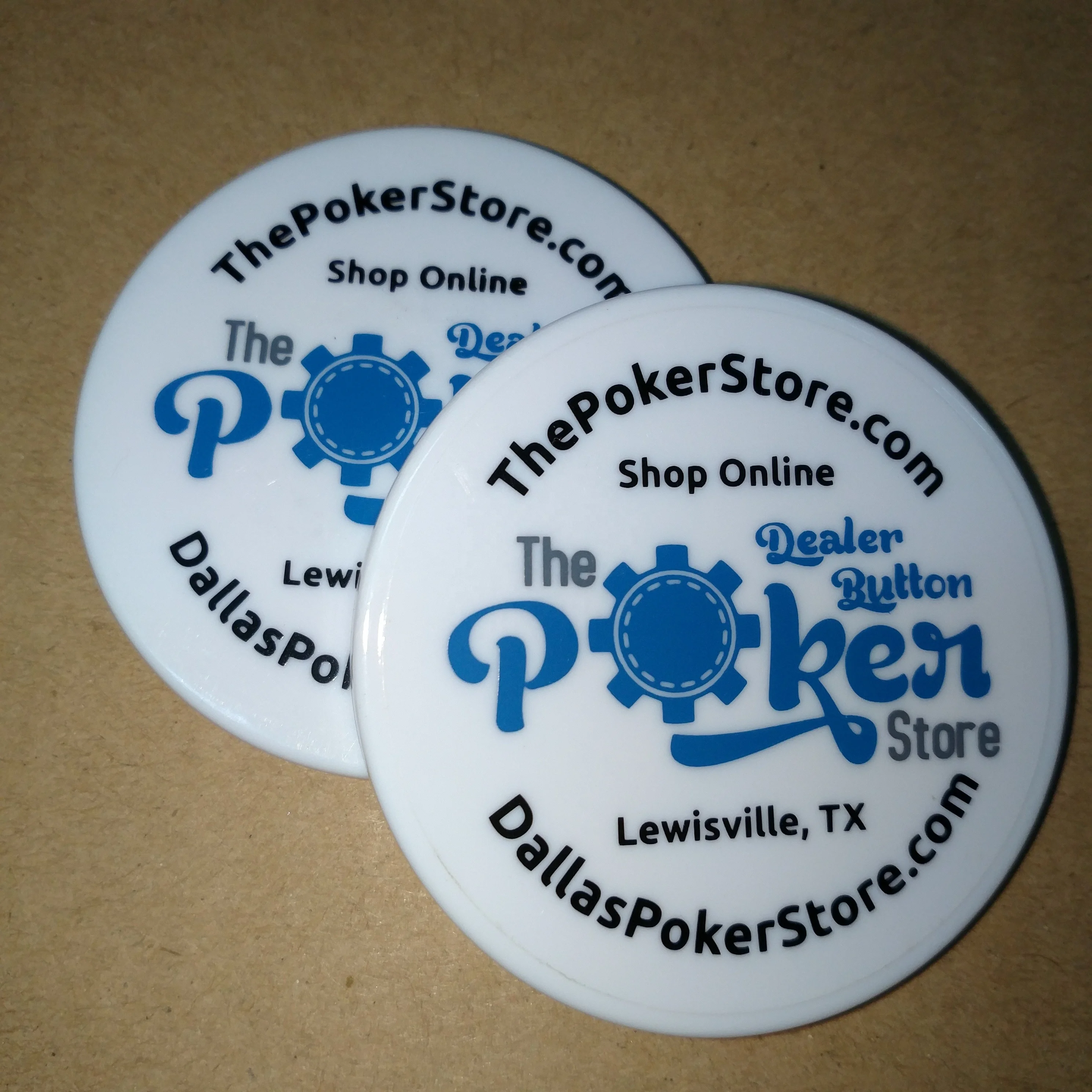 Custom 5CM poker dealer button with your logo