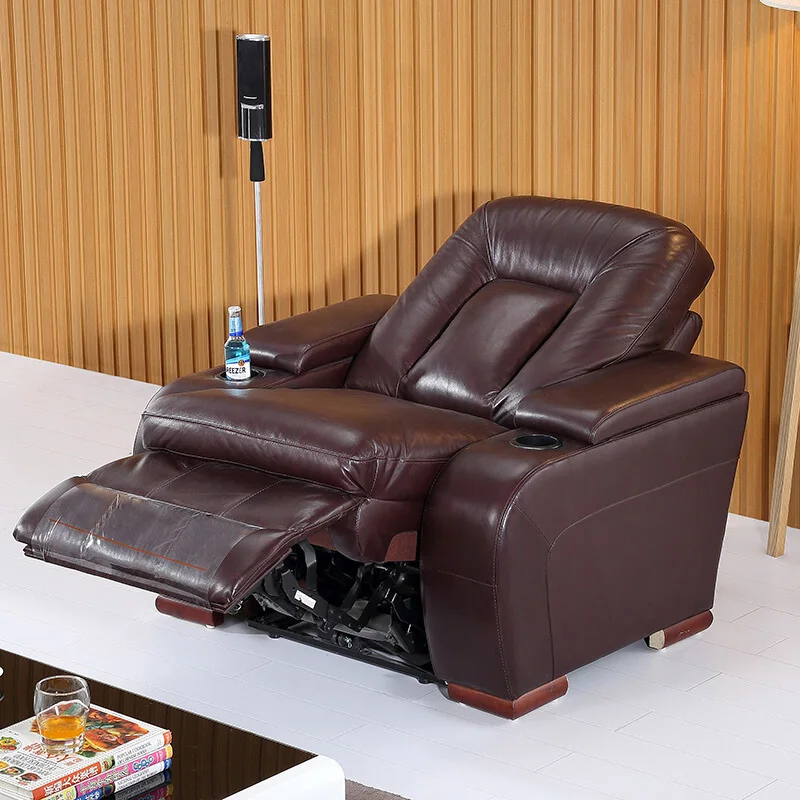 modern leather luxury arm chair theater sofa set massage furniture living room sofas recliner chair