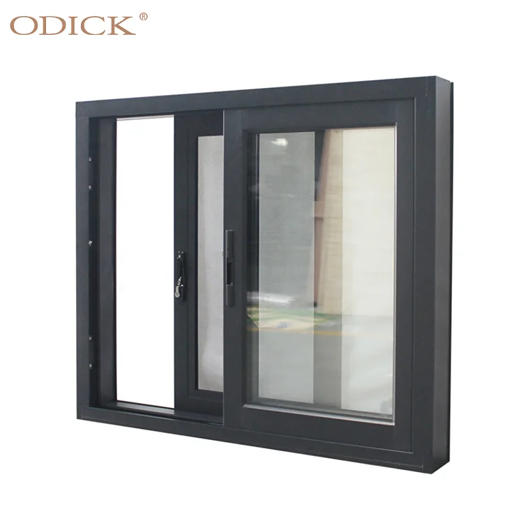 Residential cheap price high quality aluminum sliding window glass aluminum Sliding windows with multi-tracks options