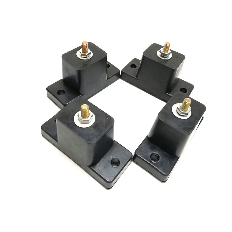 Wholesale Air Conditioning Shock Pad 4.33x1.97 inch Rubber Bracket Cushion Outdoor Air Conditioner Accessory 4PCS