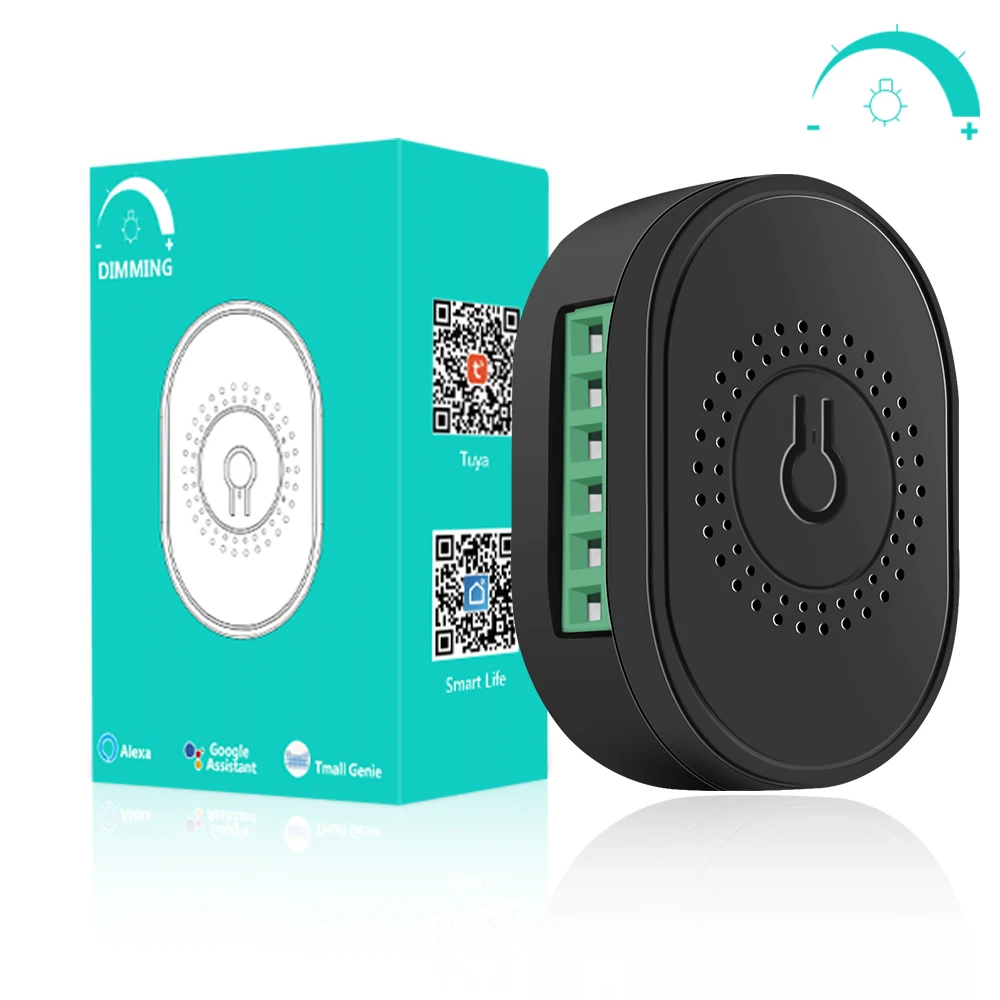 1 Gang Tuya Smart Life LED Dimmer Module Amazon Alexa Google Home Remote Control EU UK AU WiFi Light