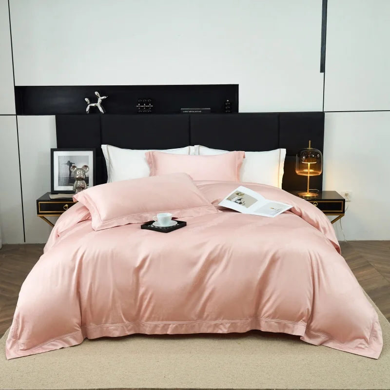 Hot sale tencel cotton bedding set high quality tencel cotton bed sheet bedding set tencel cotton bedding set luxury